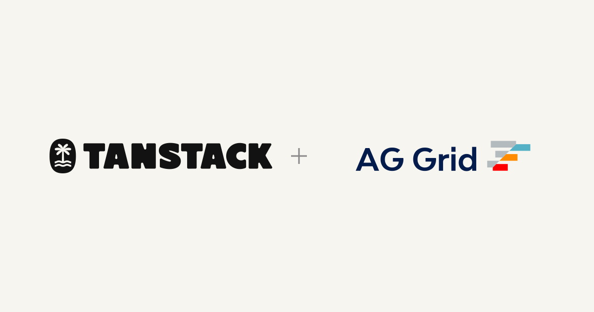 TanStack + AG Grid